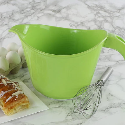 Reston Lloyd 92901 Calypso Basics 2-Quart Microwave Safe Batter Bowl, Lime