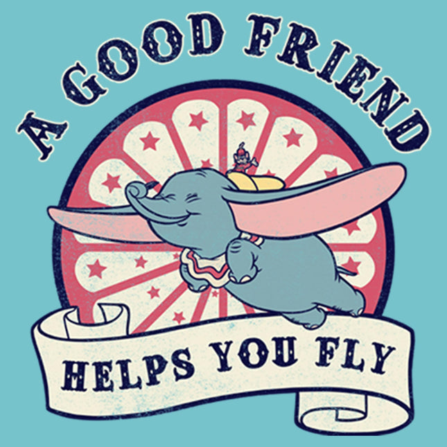 T-shirt Disney Filles l'aide à voler avec ses amies, Tahi Bleu, Petite taille
