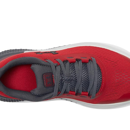 Under Armour Boys Ua Bps Surge 4 Ac Running Shoes, 600 Red Castlerock White, 11 Little Kid