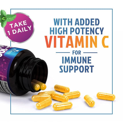 Vitamin B Complex - All B Vitamins Including B12, B1, B2, B3, B5, B6, B7, B9, Folic Acid - Natural Energy Support - High Absorption Vitamin B Supplement - 60 Capsules
