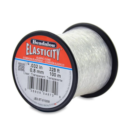 Beadalon 0.8 mm 100 m Elastcity, Clear