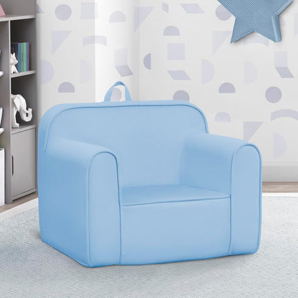 Delta Children Cozee Chair, Powder Blue - Age 18 Months and Up