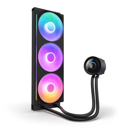 NZXT Kraken Plus 360 RGB - 360mm AIO CPU Cooler, LCD - Black