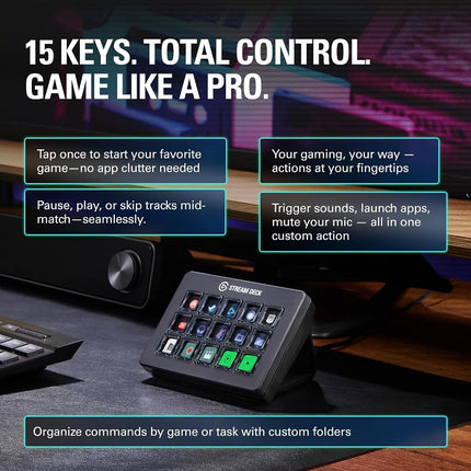 Elgato Stream Deck Scissor Keys Workflow Controller
