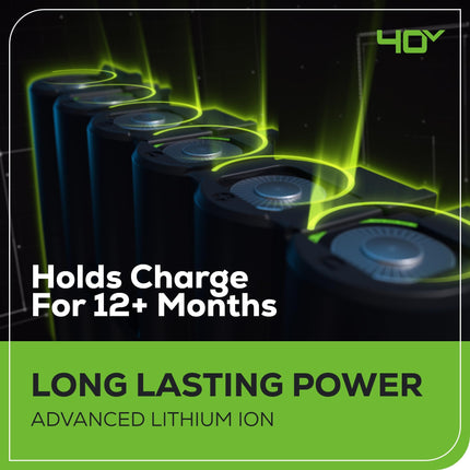 Soplador de hojas inalámbrico Greenworks 40V (730 CFM / 190 MPH) con motor sin escobillas de alta potencia, limpiador de jardín ligero para una rápida eliminación de residuos, incluye batería de 5.0Ah y cargador rápido de 5A