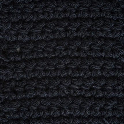 Lily Sugar'N Cream Black Yarn - 6 Pack of 71g/2.5oz - Cotton - 4 Medium (Worsted) - 120 Yards - Knitting/Crochet