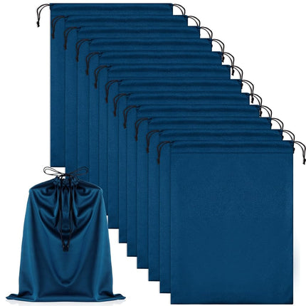 Weewooday 12 Pcs Adult Toy Bags Drawstring Microfi