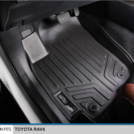 SMARTLINER Custom Fit Floor Mats and Cargo Liner Set for 2013-2018 Toyota RAV4