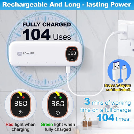 Toothbrush Holder, DRMXBU UV Electric Toothbrush Sanitizer Holder Wall