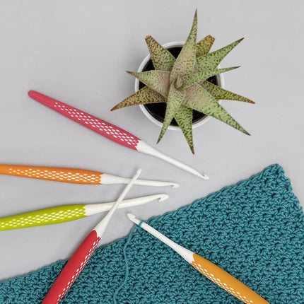 Prym Crochet Hook Set, Multicolor, Small (E, G, 7, H, J)