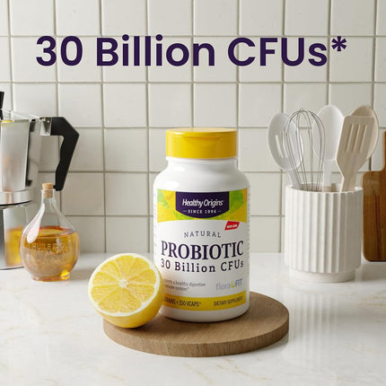 Healthy Origins Probiotic 30 Billion CFU's Shelf Stable, 150 Veggie Caps