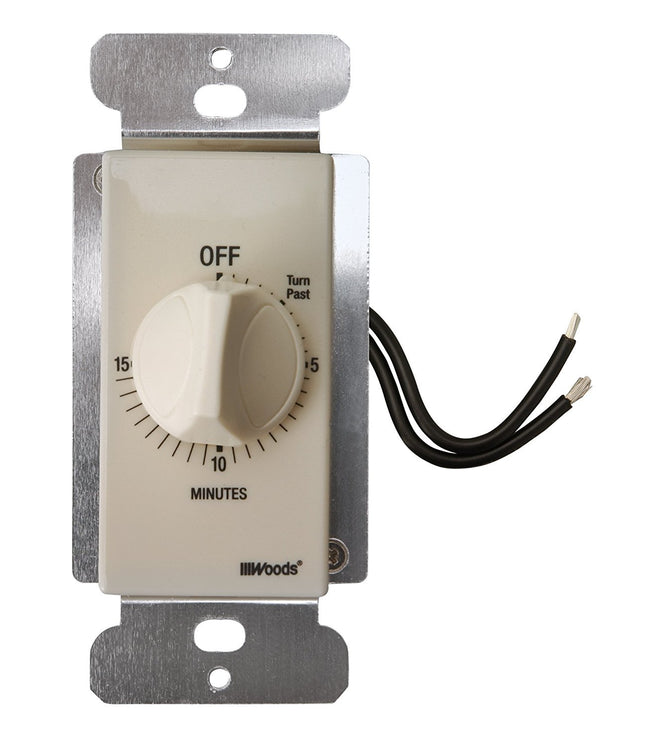 Woods 59712 15-Minute in Wall Countdown Timer (Alm