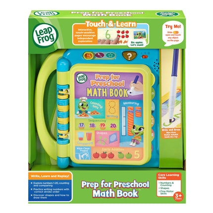 Libro de matemáticas LeapFrog Prep para preescolar