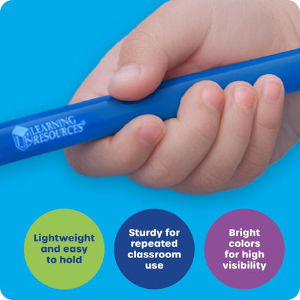 Learning Resources Hand Pointers (Set of 3), Whiteboards, Presentation, Classroom Accessories, Teacher Aids