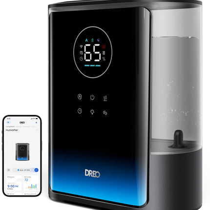 DREO 8L Smart Humidifiers for Bedroom 600ft�, 80H 
