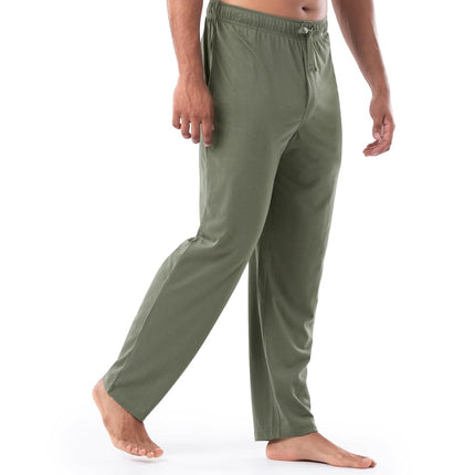 Fruit of the Loom Men's 1-Pack Extended Sizes Jersey Knit Sleep Pant, Dark Green, 4X