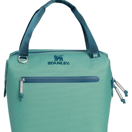Stanley All Day Julienne Mini Soft Cooler Bag and Lunch Box 7.4 Quarts | 10 Can Cooler with Handles and Strap | Stays Cold for Hours | Insulated Travel Bag with Zipper | BPA-Free | Spring Green