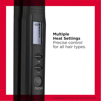 Revlon Rvst2082 Tourmaline Ceramic Digital Straightener, 1 Inch, Black