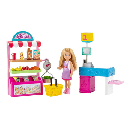 Barbie Chelsea Snack Stand Playset with Doll 15+ P