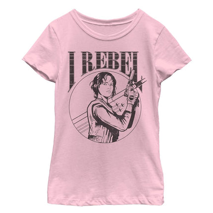 STAR WARS Girls' Big, Pink // I Rebel, X-L