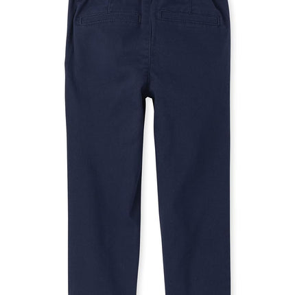 The Children's Place Pantalon Chino Skinny pour fillette, lot de 2, couleurs sable et marée, taille 4T