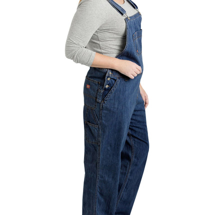 Dickies peto de mezclilla para mujer talla grande, índigo oscuro, 22