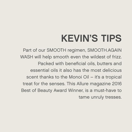 KEVIN.MURPHY SMOOTH.AGAIN.WASH Frizz Control Shampoo, Thick Hair, 250ml