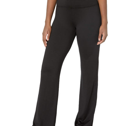 Hanes Women's Comfort Flare Leggings, Black, Mediu