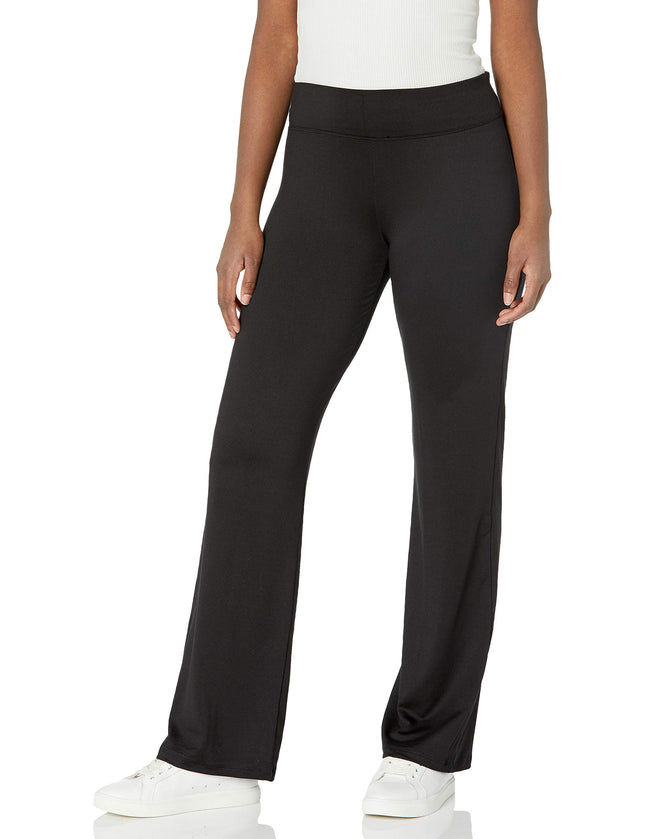 Hanes Women's Comfort Flare Leggings, Black, Mediu