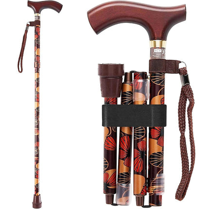 Switch Sticks Walking Cane for Men or Women, Foldable and Adjustable from 32-37 inches, Mimi