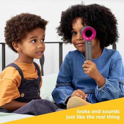 Casdon Dyson Supersonic Styling Set. Interactive Toy Hairdryer for Children Aged 3 Years & Up. Looks and Works Like The Real Thing
