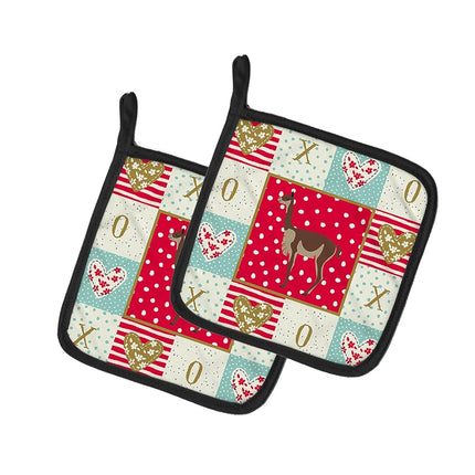Caroline's Treasures potholders, Multicolor, 7.5HX7.5W