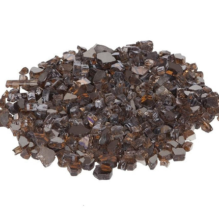 Fire Sense Burnt Bronze Reflective Fire Glass