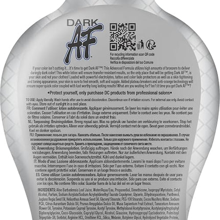 Devoted Creations Dark AF - Dark Tanning 12.25 oz.