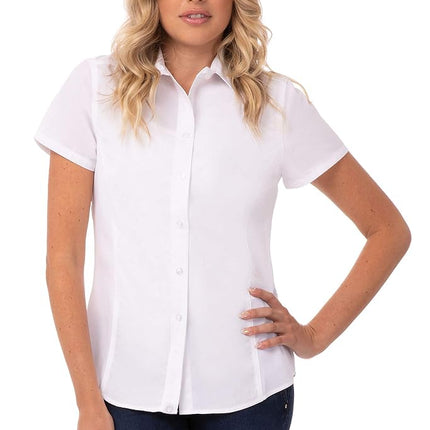 Chef Works Women's Universal Shirt, White, Medium