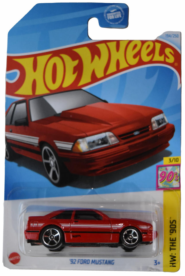 Hot Wheels '92 Ford Mustang, The '90s 3/10 [red] 1