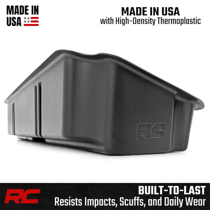 Almacenamiento debajo del asiento Rough Country para 19-24 1500 | 20-24 2500HD/3500HD - RC09061