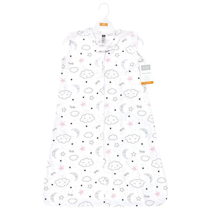 Hudson Baby Unisex Baby Cotton Sleeveless Wearable Sleeping Bag, Sack, Blanket, Dreamer, 0-6 Months