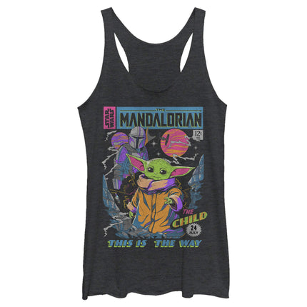 Fifth Sun Junior's The Mandalorian Neon Poster Tri