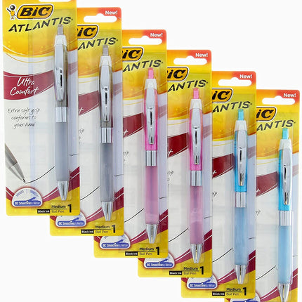 Bic Pen Atlantis Ult Comf Size 6 count Bic Pen Atl