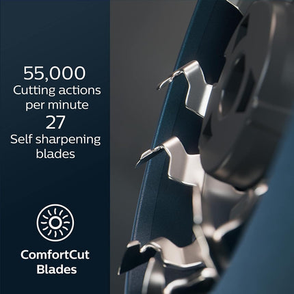 Philips Norelco Exclusive Shaver 5000X, Rechargeable Wet & Dry Shaver with Precision Trimmer and Storage Pouch, X5006/85