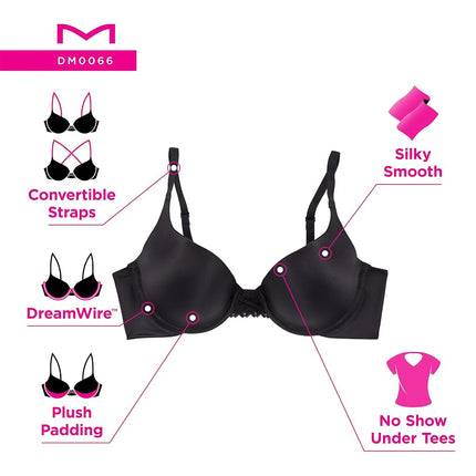 Maidenform Women's Love the Lift Push Up Bra, Paris Nude, 40B