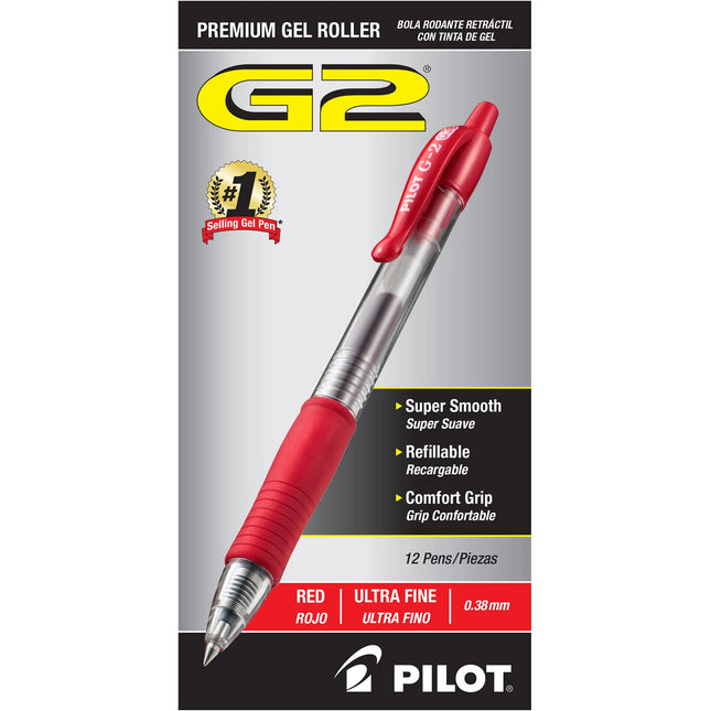 Pilot G2 Retractable Premium Gel Ink Roller Ball P