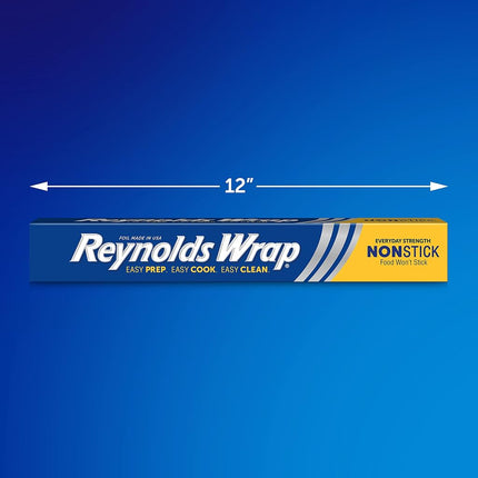 Reynolds Wrap Non Stick Aluminum Foil, 130 Square Feet, Silver