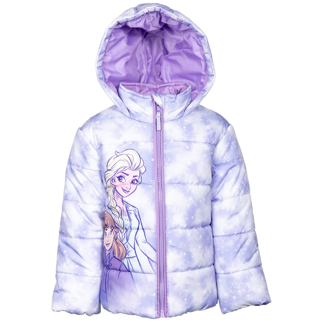 Disney Frozen Anna Elsa Toddler Girls Zip-Up Winte