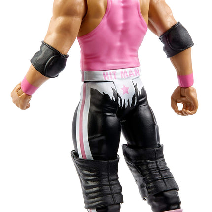 WWE MATTEL GCB67 WWE SummerSlam Bret Hitman Hart Figura de Acción a Escala de 6 Pulgadas con Articulación y Equipo de Lucha, Multicolor
