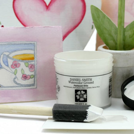 Daniel Smith : Watercolour Ground : 118ml : Pearlescent White