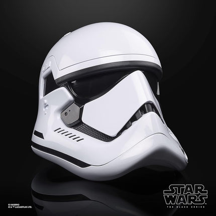 Star Wars The Black Series Casque Électronique Premium Stormtrooper du Premier Ordre, Article de Collection de Jeu de Rôle Le Dernier Jedi