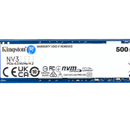 Kingston NV3 NVMe PCIe 4.0 Internal SSD 500GB M.2 