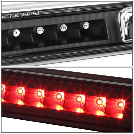DNA MOTORING 3BL-PAT07-LED-BK Black Housing LED Third Tail Brake Light [Compatible with 07-17 Jeep Patriot]